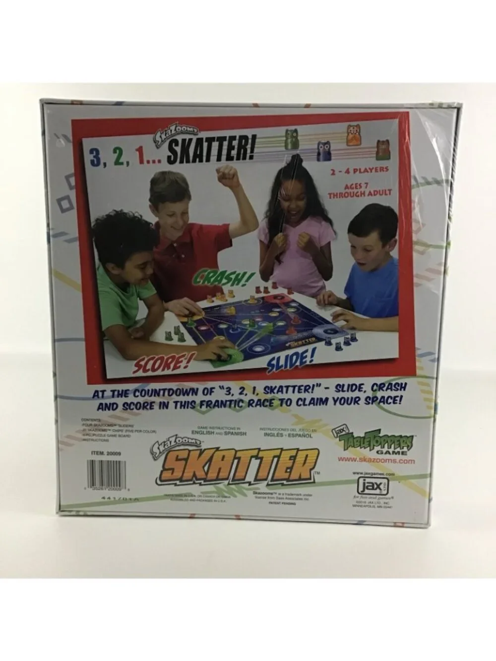 SkaZooms Skatter Fast Frantic Race To Your Space Family Fun Board Game New